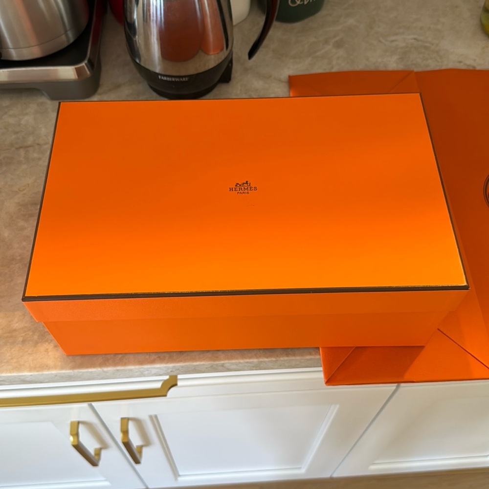 Hermes shoe box